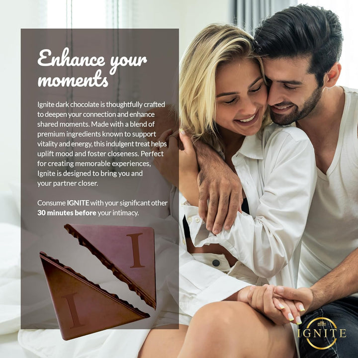 Luxurious cocoa-rich chocolate bar for celebrations and date nights