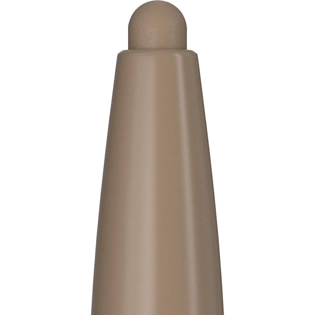 Eyebrow filler crayon with hair-like fibers