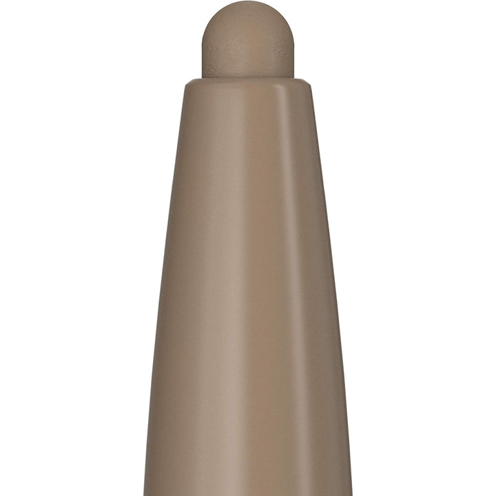 Eyebrow filler crayon with hair-like fibers