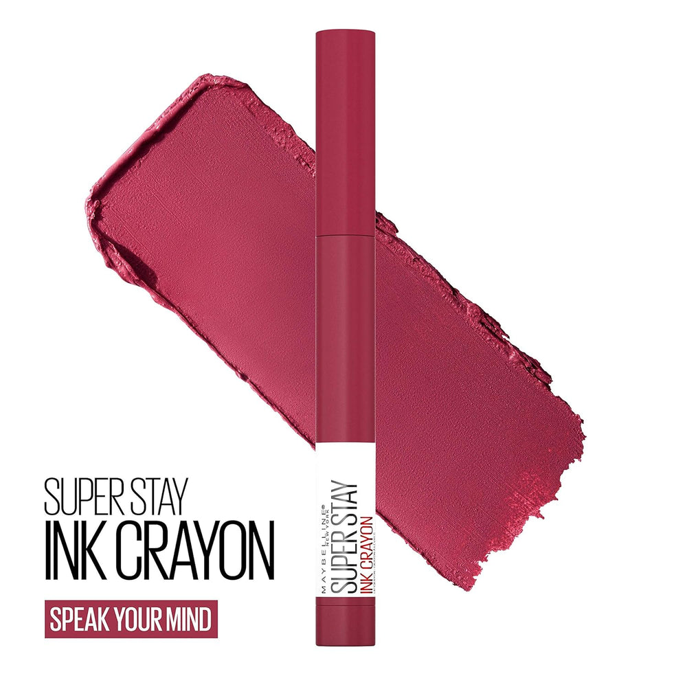 Longwear matte nude rose lip crayon from Maybelline