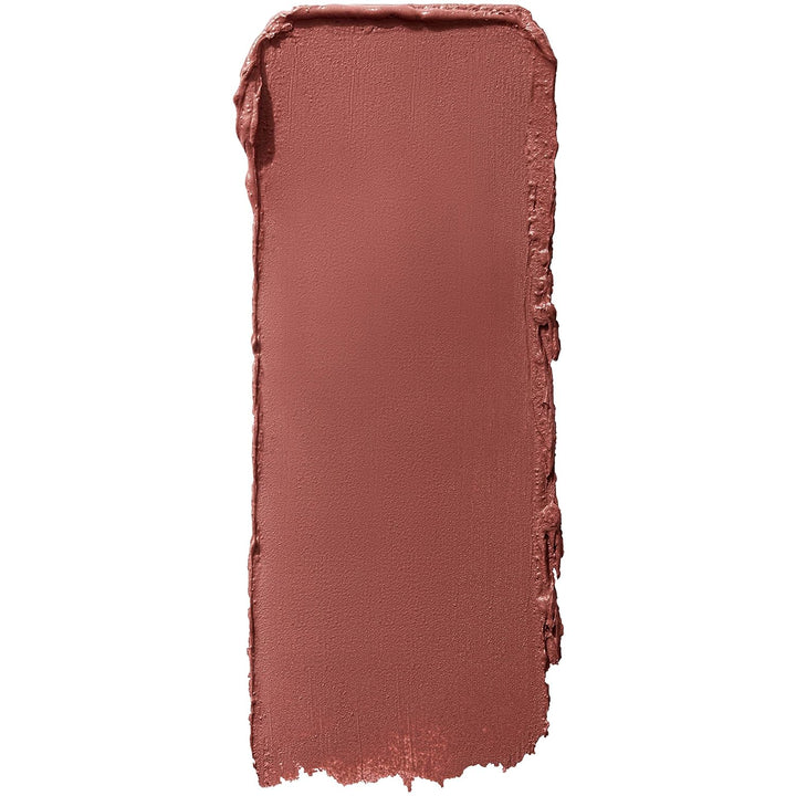 Long-lasting matte lip crayon in warm nude color