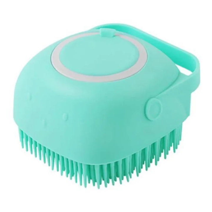 Non-slip silicone massage gloves for safe pet bathing and grooming