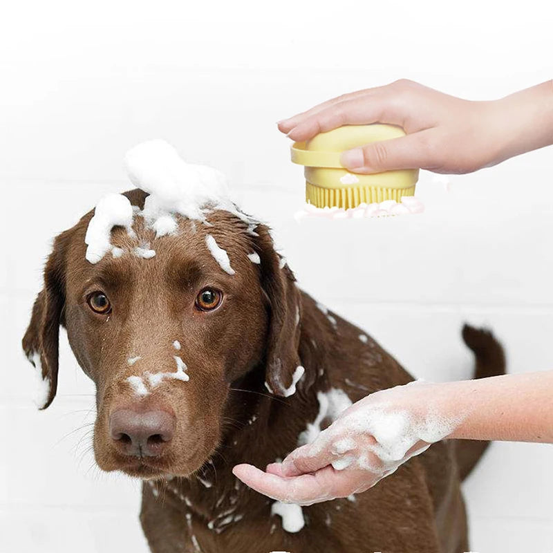 Bath massage gloves designed for pet grooming and fur removal