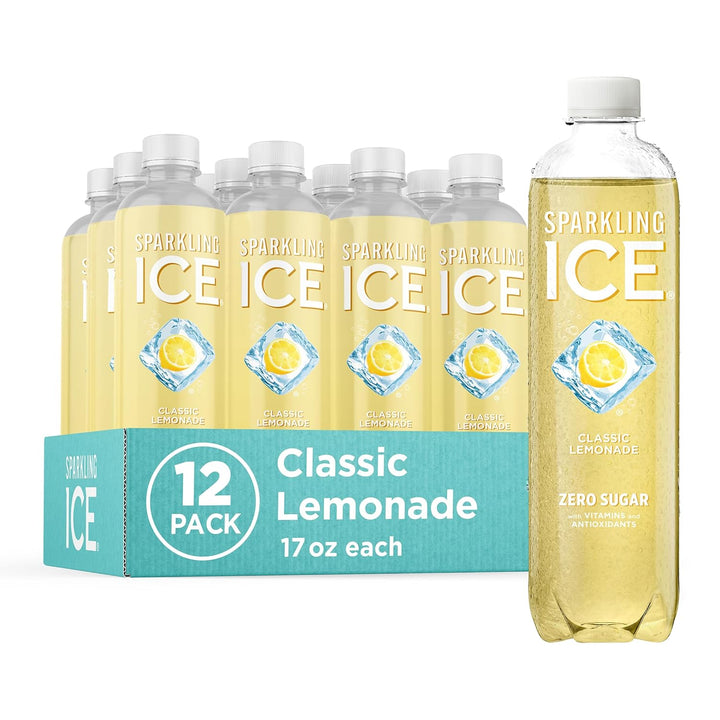 Refreshing sparkling water bottle ideal for active, on-the-go lifestyle