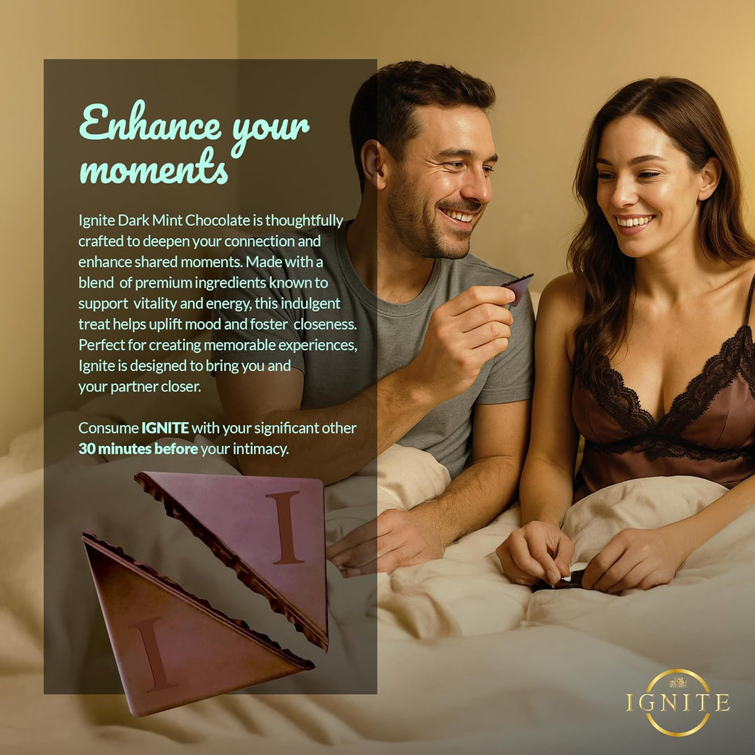 Gluten-free dark cocoa chocolate with bold mint flavor