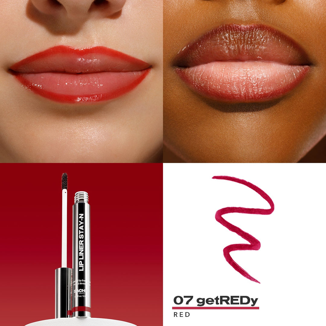 Easy step-by-step peel off application of Sacheu lip stain