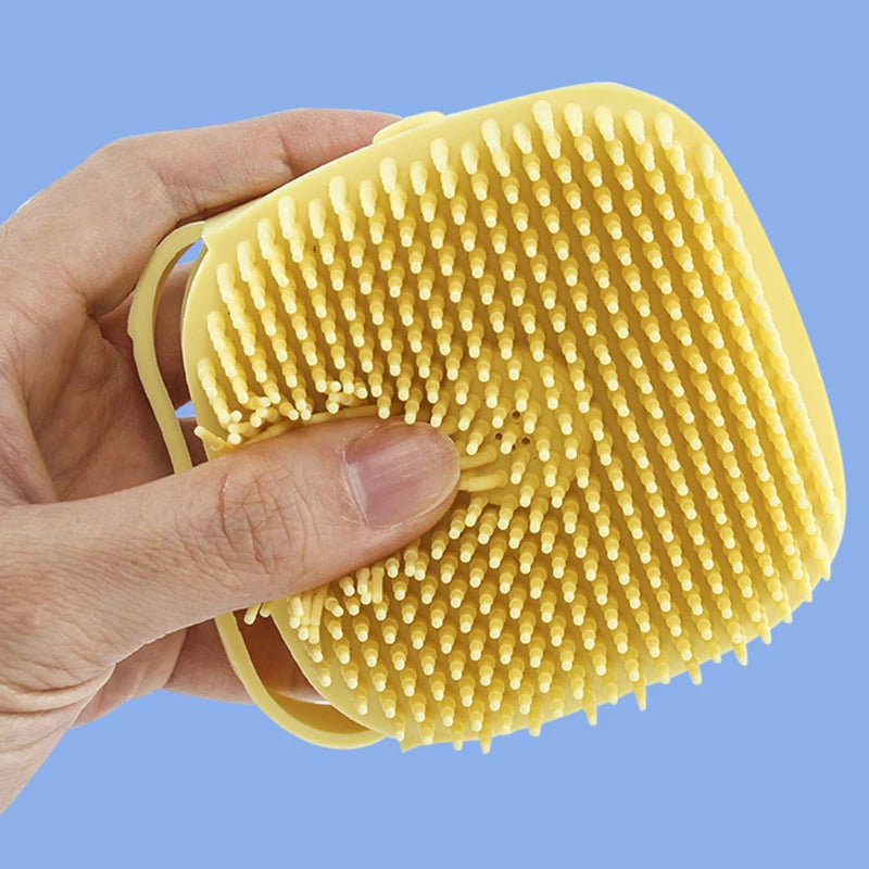 Safe and soft silicone grooming gloves for dogs and cats