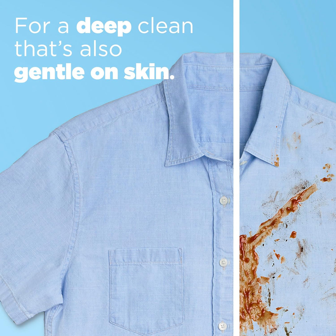 Unscented Tide laundry pacs for deep clean and stain removal