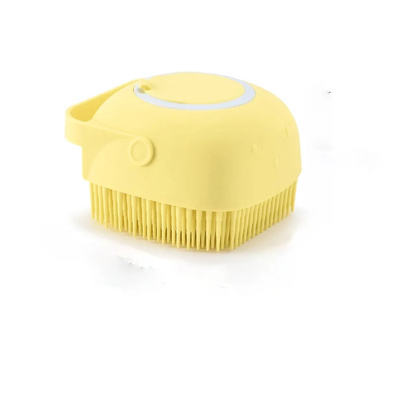  Soft pet grooming gloves for bath and shedding hair removal