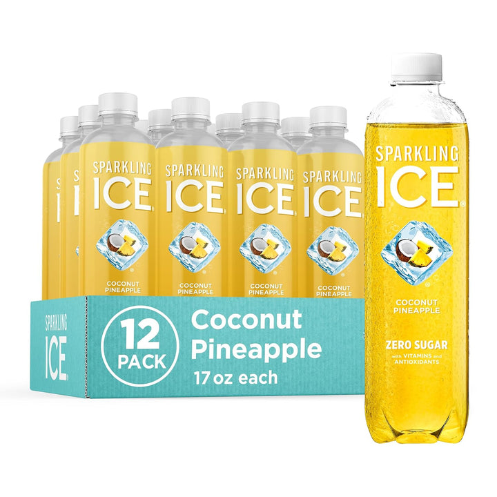  Bottled Sparkling Ice drink for lunch, work, or workouts