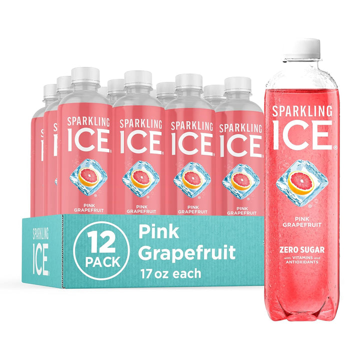Sparkling Ice flavored water bottles in a 12-count variety pack