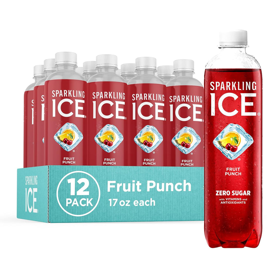 Sugar-free sparkling water enhanced with vitamins
