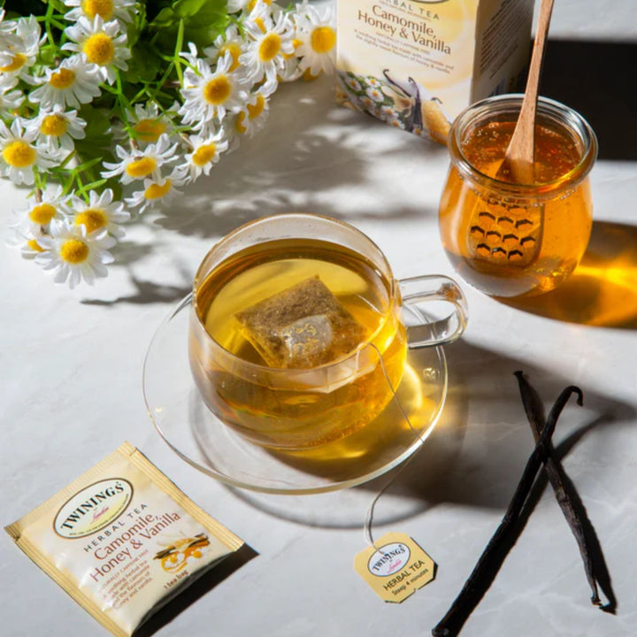 Twinings tea set with drinkware
