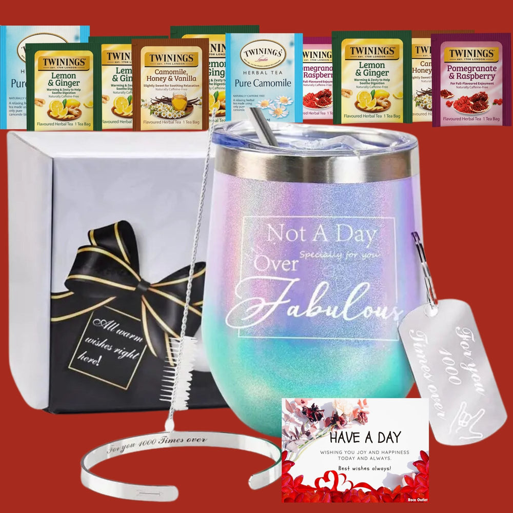 Twinings tea bags and ceramic mug set